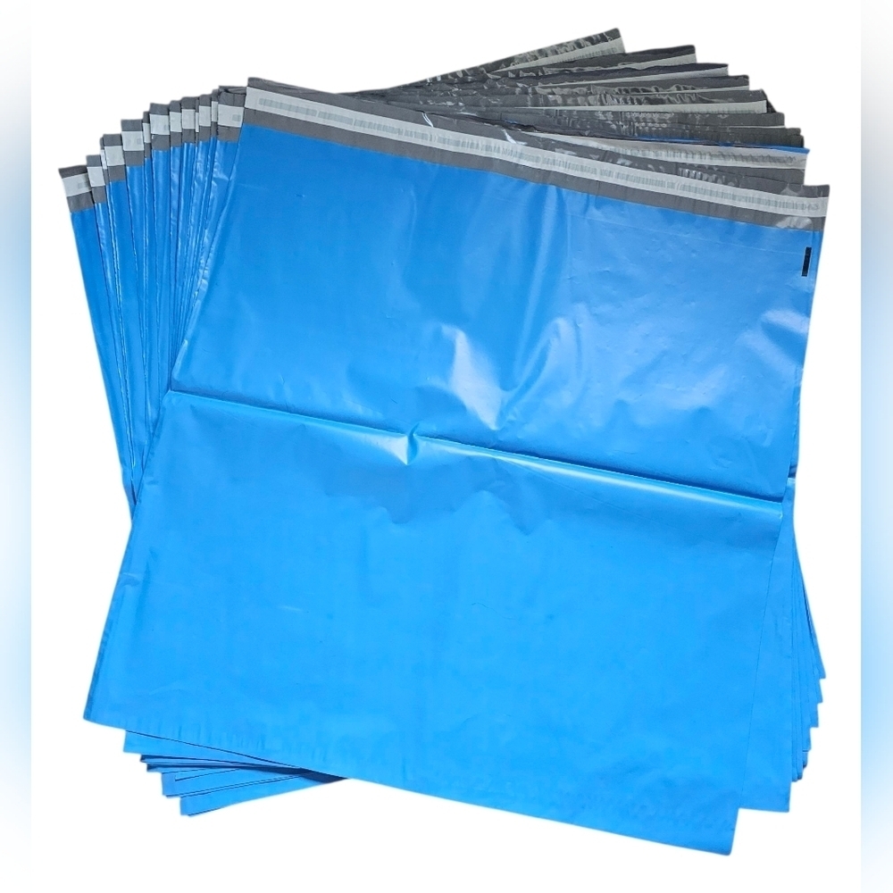 Poly Mailers Blue, Shipping Self Seal, 25 Quantity, 24" X 24"